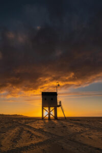 Zonsondergang terschelling drenkenlingenhuisje