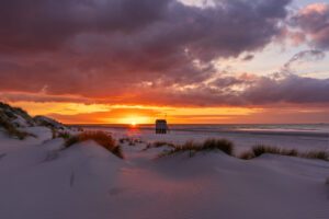 Terschelling sunset Drenkenlingenhuisje